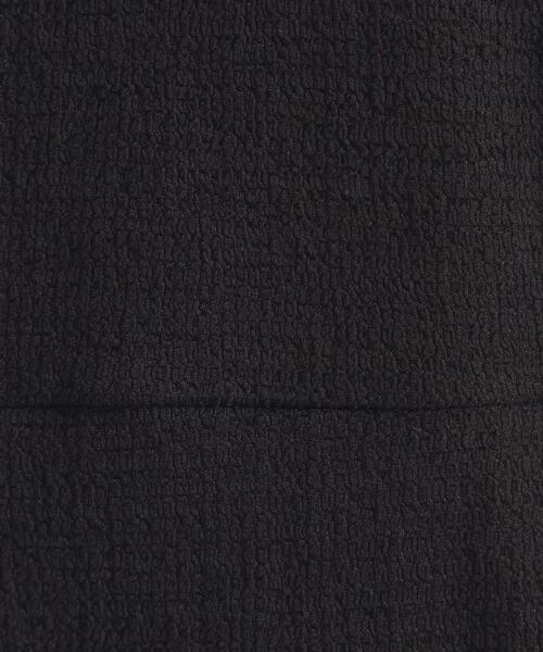 ITS'DEMO(イッツデモ)の「【洗濯機OK】シャーリングジャカードトップス(Tシャツ/カットソー・レディース・ブラック/アイボリー/グリーン・00)」の16枚目の写真