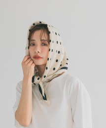 mysty woman | ドット柄スカーフ 727814(ストール/ショール)