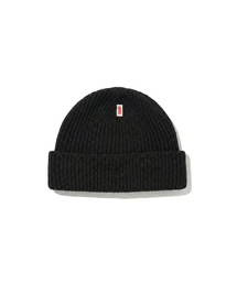EXTRAORDINARY（エクストラオーディナリー）の「REVERSIBLE BLANK BEANIE BLACK（ニットキャップ/ビーニー）」