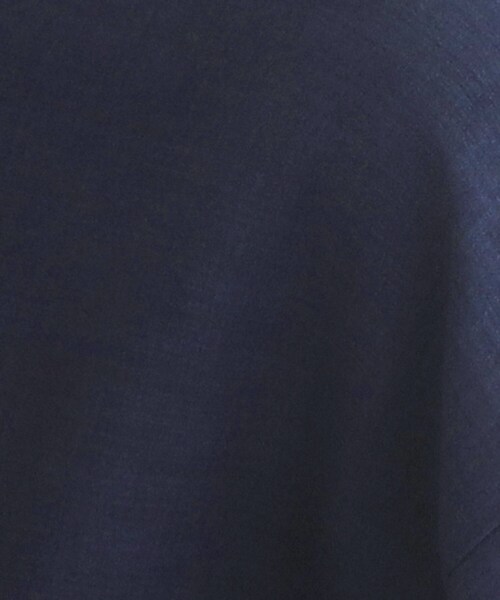 OPAQUE.CLIP(オペークドットクリップ)の「【接触冷感/吸水速乾】リネンライク シャツワンピース《洗濯機OK》(ワンピース・レディース・ネイビー/パープル/ダークブラウン/ライトベージュ・40/38/36/42)」の7枚目の写真