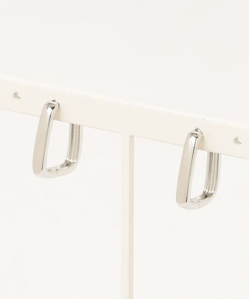 tunee(チュニー)の「【WARAIJOGO】EK318/リングフープピアス/両耳用(NEZ)(ピアス(両耳用)・メンズ・シルバー・FREE)」の2枚目の写真