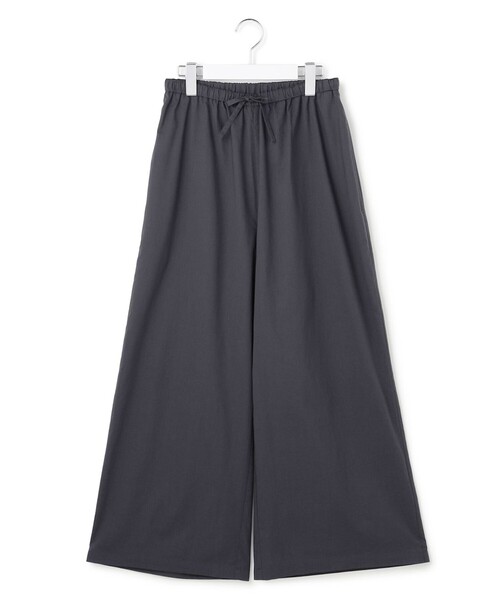 J.PRESS YORK STREET(ジェイプレスヨークストリート)の「【WOMEN】コットンイージー ワイドパンツ(その他パンツ・レディース・オレンジ系/ダルブルー系/グレー系/ネイビー系・F)」の1枚目の写真