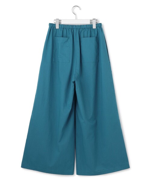 J.PRESS YORK STREET(ジェイプレスヨークストリート)の「【WOMEN】コットンイージー ワイドパンツ(その他パンツ・レディース・オレンジ系/ダルブルー系/グレー系/ネイビー系・F)」の5枚目の写真