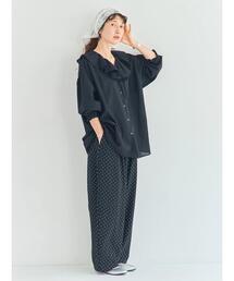 Samansa Mos2 | 麻レーヨン柄アソートパンツ(その他パンツ)