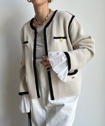 DouDou（ドゥドゥ）の「ノーカラージャケット（ノーカラージャケット）」