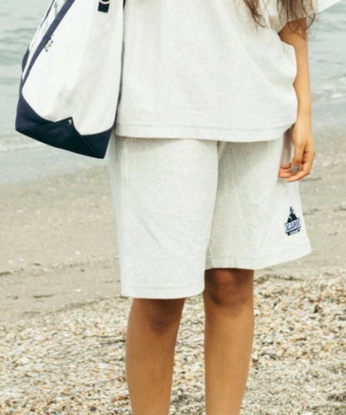 Champion(チャンピオン)の「XLARGE×Champion SHORT PANTS(スウェットパンツ・メンズ・アッシュ/ブラック/ベージュ/ネイビー・S/M/L/XL)」の3枚目の写真
