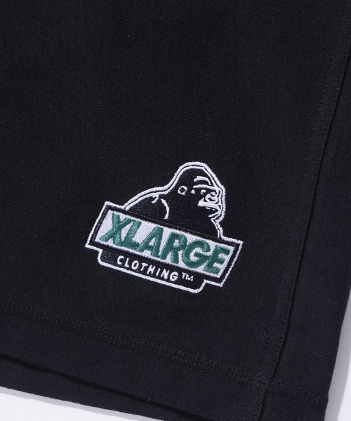 Champion(チャンピオン)の「XLARGE×Champion SHORT PANTS(スウェットパンツ・メンズ・アッシュ/ブラック/ベージュ/ネイビー・S/M/L/XL)」の6枚目の写真