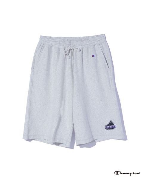 Champion(チャンピオン)の「XLARGE×Champion SHORT PANTS(スウェットパンツ・メンズ・アッシュ/ブラック/ベージュ/ネイビー・S/M/L/XL)」の12枚目の写真