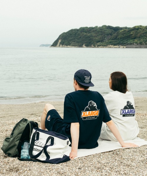 Champion(チャンピオン)の「XLARGE×Champion SHORT PANTS(スウェットパンツ・メンズ・アッシュ/ブラック/ベージュ/ネイビー・S/M/L/XL)」の17枚目の写真