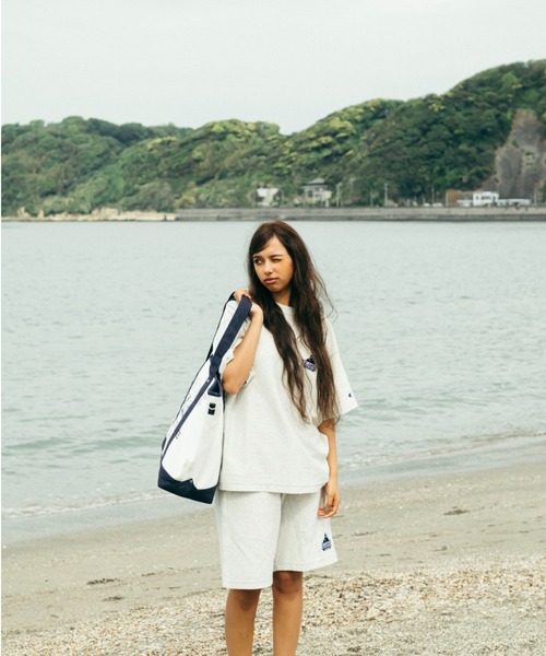 Champion(チャンピオン)の「XLARGE×Champion SHORT PANTS(スウェットパンツ・メンズ・アッシュ/ブラック/ベージュ/ネイビー・S/M/L/XL)」の14枚目の写真