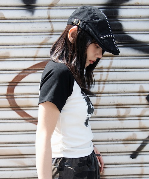 WEGO（ウィゴー）の「WEGO/【26年春新作】グラフィックラグランヘンリーネックT（Tシャツ/カットソー・レディース・その他3/その他2/その他1/その他4/その他5・FREE）」の11枚目の写真
