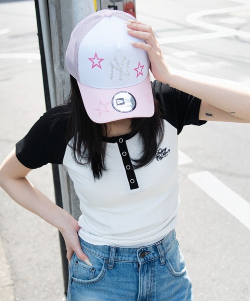 WEGO（ウィゴー）の「WEGO/【26年春新作】グラフィックラグランヘンリーネックT（Tシャツ/カットソー・レディース・その他3/その他2/その他1/その他4/その他5・FREE）」の16枚目の写真