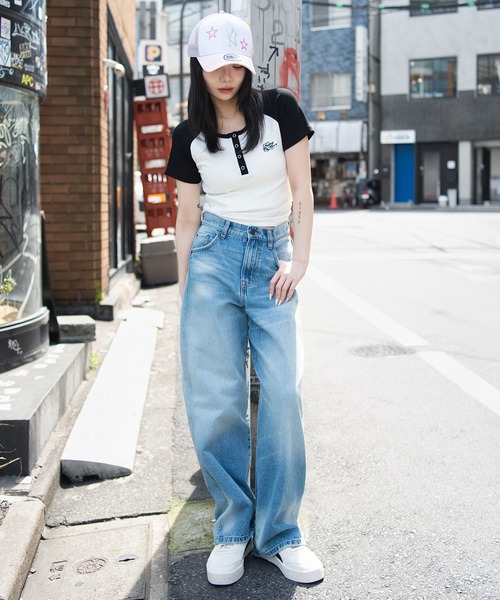 WEGO（ウィゴー）の「WEGO/【26年春新作】グラフィックラグランヘンリーネックT（Tシャツ/カットソー・レディース・その他3/その他2/その他1/その他4/その他5・FREE）」の17枚目の写真