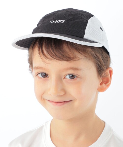 SHIPS（シップス）の「SHIPS KIDS:シアー メッシュ ジェットキャップ（キャップ・キッズ・ピンク/オリーブ/ブラック・ONE SIZE）」の2枚目の写真
