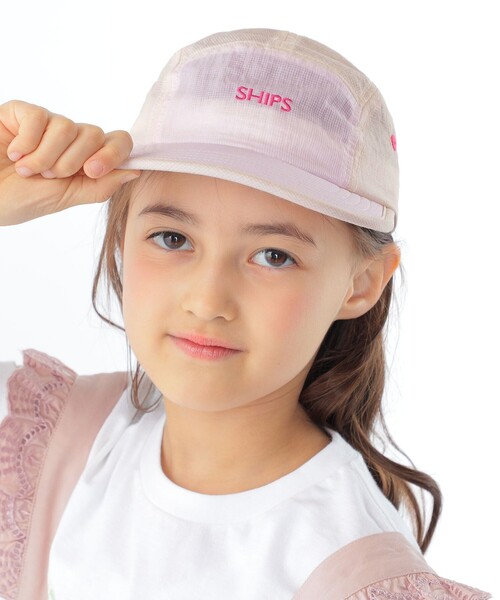 SHIPS（シップス）の「SHIPS KIDS:シアー メッシュ ジェットキャップ（キャップ・キッズ・ピンク/オリーブ/ブラック・ONE SIZE）」の8枚目の写真