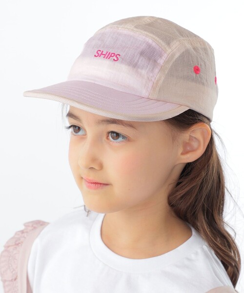 SHIPS（シップス）の「SHIPS KIDS:シアー メッシュ ジェットキャップ（キャップ・キッズ・ピンク/オリーブ/ブラック・ONE SIZE）」の9枚目の写真