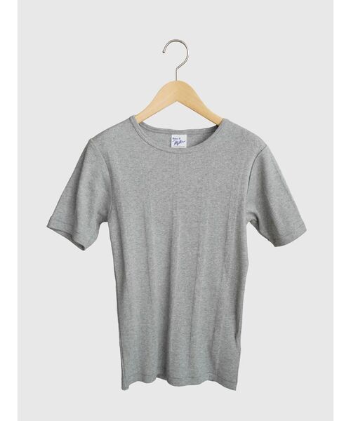 FIKA.(フィーカ)の「【11color】H/S Crew Tee(Tシャツ/カットソー・レディース・アイボリー/杢グレー/ブラック/ダークネイビー/レッド/チャコール・FREE)」の14枚目の写真