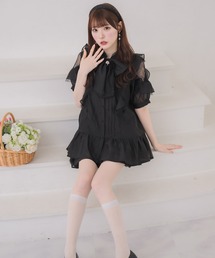couture BY ROJITA（クチュールバイロジータ）の「【予約販売中 セットアップ対応】シアーチュニックブラウス（シャツ/ブラウス）」