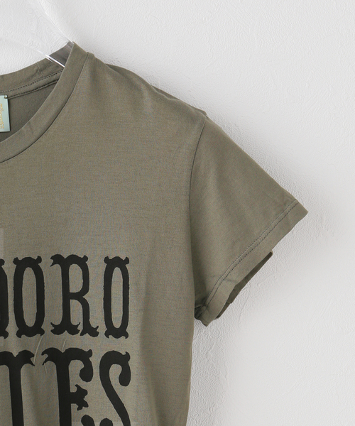 ARIES(アリーズ)の「ARIES / アリーズ J'ADORO WESTERN CAP SLEEVE TEE(Tシャツ/カットソー・レディース・カーキ・1)」の9枚目の写真