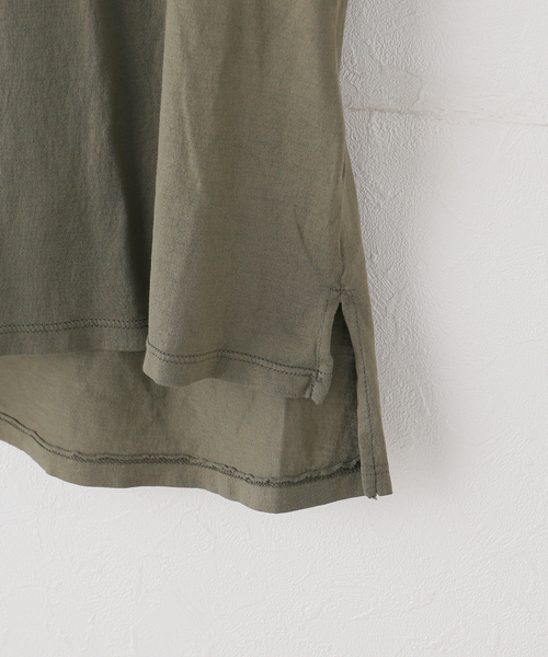 ARIES(アリーズ)の「ARIES / アリーズ J'ADORO WESTERN CAP SLEEVE TEE(Tシャツ/カットソー・レディース・カーキ・1)」の8枚目の写真
