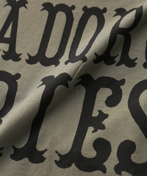 ARIES(アリーズ)の「ARIES / アリーズ J'ADORO WESTERN CAP SLEEVE TEE(Tシャツ/カットソー・レディース・カーキ・1)」の5枚目の写真
