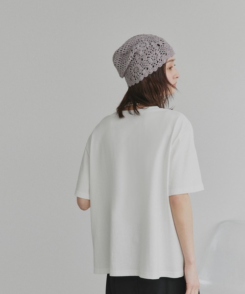 ad thie(アドティエ)の「アソート フォトプリント Tシャツ(Tシャツ/カットソー・レディース・ピンク/ブラック/チャコール/ホワイト系2/ホワイト系1・FREE)」の11枚目の写真
