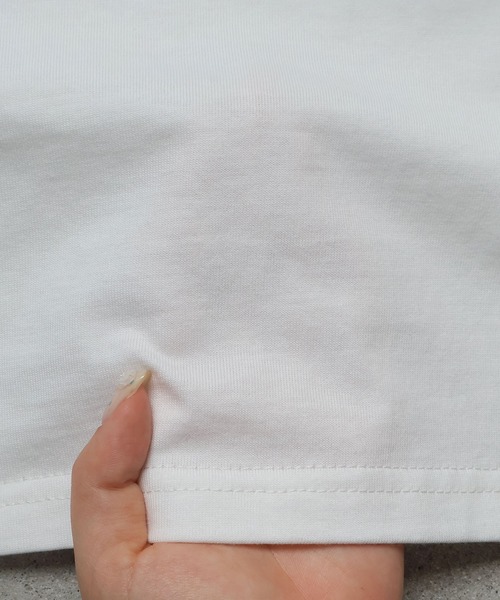 ad thie(アドティエ)の「アソート フォトプリント Tシャツ(Tシャツ/カットソー・レディース・ピンク/ブラック/チャコール/ホワイト系2/ホワイト系1/ブラウン・FREE)」の10枚目の写真