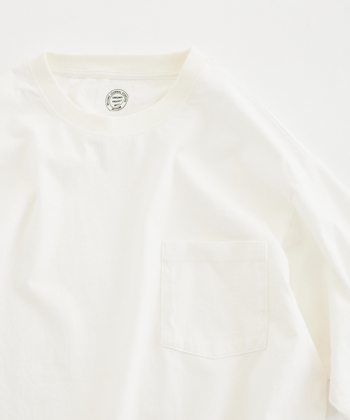 JOURNAL STANDARD relume(ジャーナルスタンダード レリューム)の「ヴァリアス ガーメントダイ ポケットTシャツ(Tシャツ/カットソー・メンズ・カーキ/ブラウン/ホワイト系その他/ベージュ/ネイビー/イエロー・MEDIUM/LARGE)」の17枚目の写真