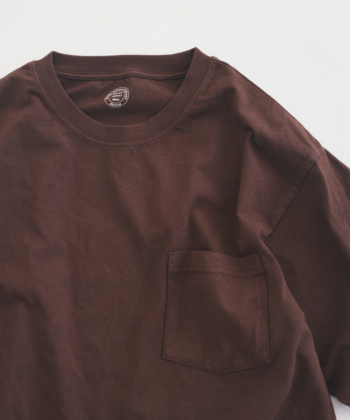 JOURNAL STANDARD relume(ジャーナルスタンダード レリューム)の「ヴァリアス ガーメントダイ ポケットTシャツ(Tシャツ/カットソー・メンズ・カーキ/ブラウン/ホワイト系その他/ベージュ/ネイビー/イエロー・MEDIUM/LARGE)」の18枚目の写真