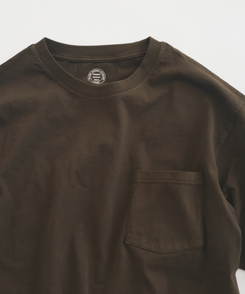JOURNAL STANDARD relume(ジャーナルスタンダード レリューム)の「ヴァリアス ガーメントダイ ポケットTシャツ(Tシャツ/カットソー・メンズ・カーキ/ブラウン/ホワイト系その他/ベージュ/ネイビー/イエロー・MEDIUM/LARGE)」の20枚目の写真