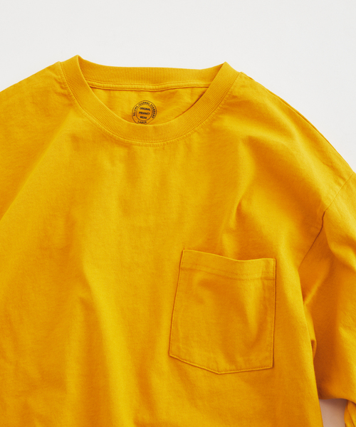 JOURNAL STANDARD relume(ジャーナルスタンダード レリューム)の「ヴァリアス ガーメントダイ ポケットTシャツ(Tシャツ/カットソー・メンズ・カーキ/ブラウン/ホワイト系その他/ベージュ/ネイビー/イエロー・MEDIUM/LARGE)」の22枚目の写真