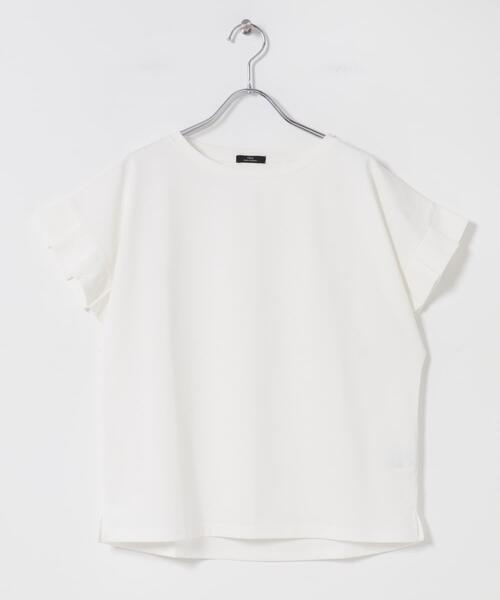 ITEMS URBANRESEARCH（アイテムズ アーバンリサーチ）の「『接触冷感/UVカット』オリガミタックTシャツ（Tシャツ/カットソー・レディース・ブラック/ブラウン/ライトベージュ/ホワイト・FREE）」の10枚目の写真