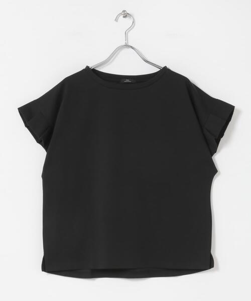 ITEMS URBANRESEARCH（アイテムズ アーバンリサーチ）の「『接触冷感/UVカット』オリガミタックTシャツ（Tシャツ/カットソー・レディース・ブラック/ブラウン/ライトベージュ/ホワイト・FREE）」の19枚目の写真