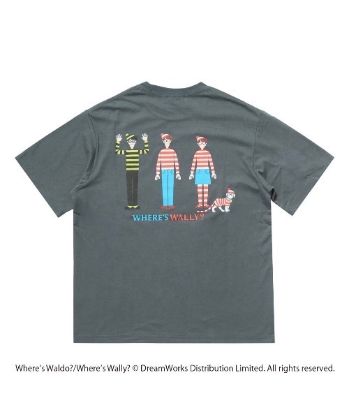 ALPEN / SPORTS DEPO SELECT(アルペンスポーツデポセレクト)の「ノーブランド ウォーリーをさがせ! バックグラフィックTシャツ(集合)(Tシャツ/カットソー・レディース・ホワイト/ダークグレー・S/M/L/XL)」の2枚目の写真