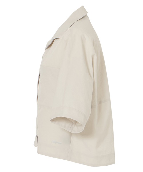 NANGA(ナンガ)の「DotAir COMFY S/S SHIRT W/ドットエア コンフィー ショートスリーブシャツ (ウィメンズ)(シャツ/ブラウス・メンズ・ブラック/ベージュ・S/M/L)」の5枚目の写真