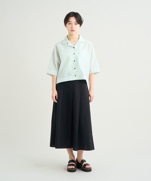 NANGA(ナンガ)の「DotAir COMFY S/S SHIRT W/ドットエア コンフィー ショートスリーブシャツ (ウィメンズ)(シャツ/ブラウス・メンズ・ブラック/ベージュ・S/M/L)」の10枚目の写真