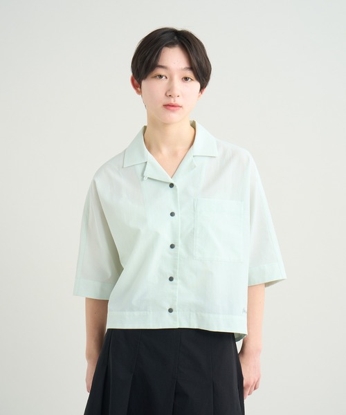 NANGA(ナンガ)の「DotAir COMFY S/S SHIRT W/ドットエア コンフィー ショートスリーブシャツ (ウィメンズ)(シャツ/ブラウス・メンズ・ブラック/ベージュ・S/M/L)」の13枚目の写真