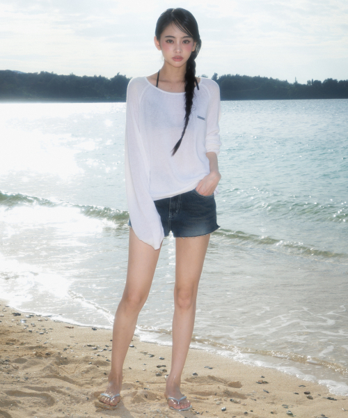 ROSEFRANTZ（ロゼフランツ）の「Boatneck Sheer Basic Knit [Ivory]（ニット/セーター・レディース・アイボリー・OS）」の18枚目の写真