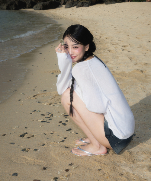 ROSEFRANTZ（ロゼフランツ）の「Boatneck Sheer Basic Knit [Ivory]（ニット/セーター・レディース・アイボリー・OS）」の22枚目の写真