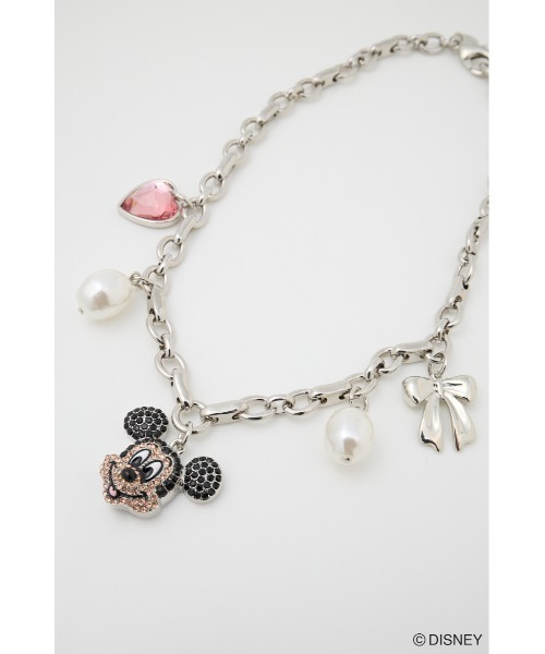 Disney SERIES CREATED by MUS(ディズニーシリーズクリエイテッドバイエムユーエス)の「MD GLT FACE ネックレス / MICKEY(ネックレス・レディース・シルバー・FREE)」の3枚目の写真