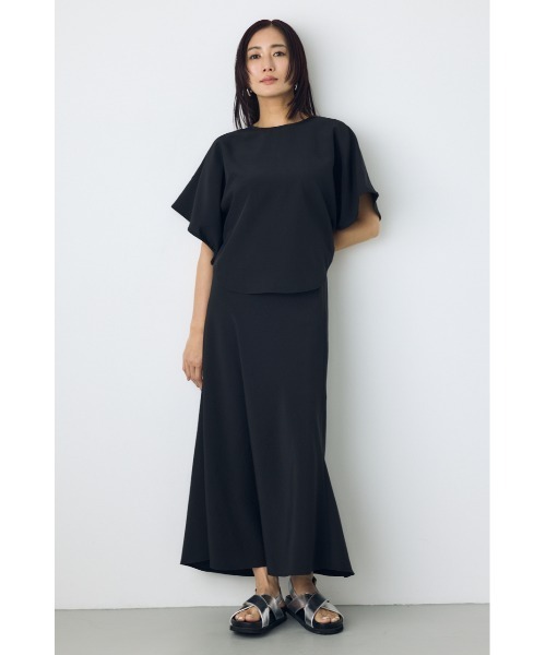 AZUL by moussy（アズールバイマウジー）の「【サイズ,身長別画像あり】セミフレアバイアススカート（スカート・レディース・ブラック/ライトブラウン/ライトグレー/ライトカーキ・SMALL/MEDIUM）」の19枚目の写真