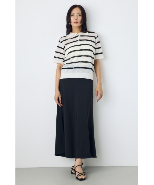 AZUL by moussy（アズールバイマウジー）の「【サイズ,身長別画像あり】セミフレアバイアススカート（スカート・レディース・ブラック/ライトブラウン/ライトグレー/ライトカーキ・SMALL/MEDIUM）」の20枚目の写真