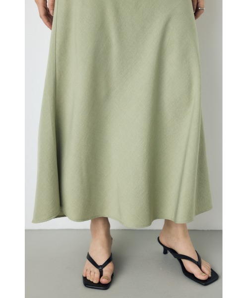 AZUL by moussy（アズールバイマウジー）の「【サイズ,身長別画像あり】セミフレアバイアススカート（スカート・レディース・ブラック/ライトブラウン/ライトグレー/ライトカーキ・SMALL/MEDIUM）」の14枚目の写真