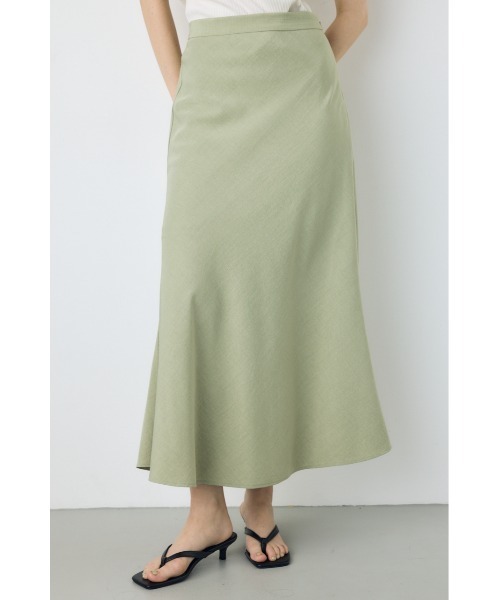 AZUL by moussy（アズールバイマウジー）の「【サイズ,身長別画像あり】セミフレアバイアススカート（スカート・レディース・ブラック/ライトブラウン/ライトグレー/ライトカーキ・SMALL/MEDIUM）」の8枚目の写真