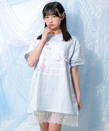 SHUSHU（シュシュ）の「【接触冷感】裾レースワンピース（ワンピース）」