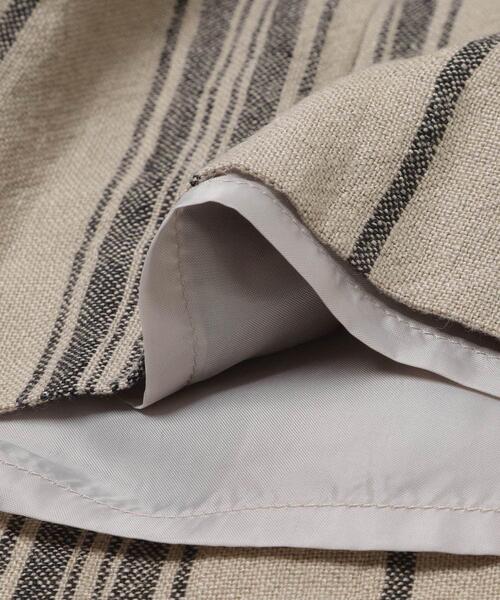 URBAN RESEARCH DOORS(アーバンリサーチドアーズ)の「Linen Stripe I-Line Skirt(スカート・レディース・ナチュラル・MEDIUM/SMALL)」の12枚目の写真