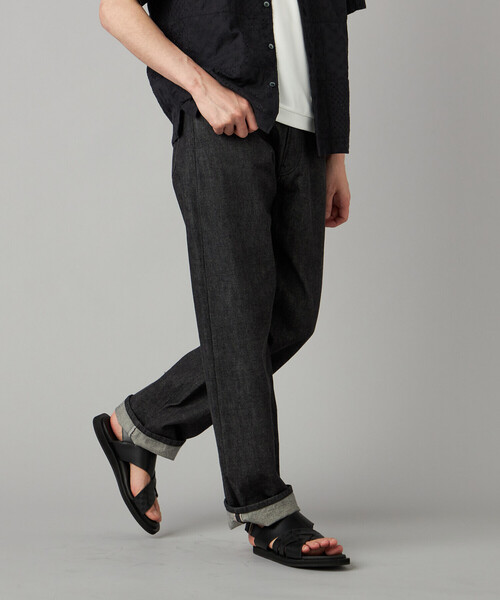 COMME CA MEN(コムサメン)の「岡山 児島産 セルビッチデニムパンツ(デニムパンツ・メンズ・ブラック/ホワイト・M/L/S)」の8枚目の写真