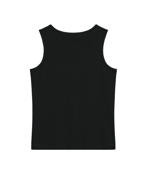 Rest&Recreation(レストアンドレクリエーション)の「SLEEVELESS CARDIGAN - BLACK(Tシャツ/カットソー・レディース・その他・ONE)」の2枚目の写真