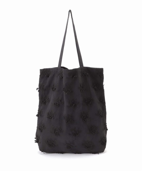 Spick & Span(スピックアンドスパン)の「《新色有り別注 / 追加》crinkle crinkle crinkle 3D embroidery TOTE*Re(トートバッグ・レディース・ホワイト/ブラック・FREE)」の12枚目の写真