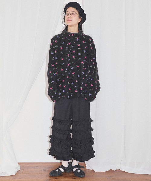 fig London(フィグロンドン)の「Rosie snap top(スウェット・レディース・ブラック/ブルー・FREE)」の17枚目の写真